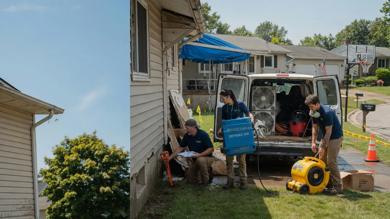 Ceiling Leak Cleanup in Mahomet, IL near me