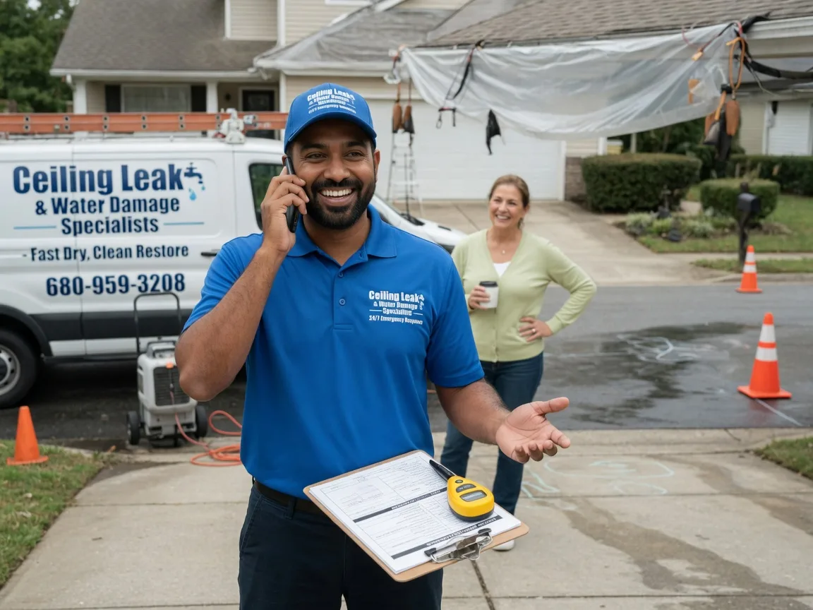 Ceiling Leak Cleanup Mahomet, IL FAQs
